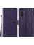 Samsung Galaxy M55 5g Kılıf Cüzdan Çiçek Pu Deri Telefon Kılıfı-Koyu Mor (Yurt Dışından) 1