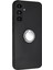 Samsung Galaxy M35 5g Kılıf Yüzüklü Kickstand Mat Yumuşak Tpu Telefon Kapağı-Gümüş (Yurt Dışından) 1