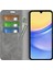 Samsung Galaxy M15 5g Kılıf Skin Feel Çizilmez Deri Cüzdan Telefon Kapağı-Gri (Yurt Dışından) 4