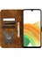Samsung Galaxy A34 5g Deri Kılıf Kedi Desenli Telefon Cüzdan Kapağı-Kahverengi (Yurt Dışından) 4