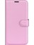 Samsung Galaxy M15 5g Kılıf Litchi Doku Deri Telefon Kapak Kart Yuvası Manyetik Toka-Pembe (Yurt Dışından) 2