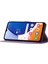 Samsung Galaxy M55 5g Kılıf Cüzdan Çiçek Pu Deri Telefon Kapağı-Açık Mor (Yurt Dışından) 3