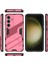 Samsung Galaxy S24 Fe Kılıf Kickstand Hibrit Sert Pc Yumuşak Tpu Telefon Kapağı-Gül (Yurt Dışından) 5
