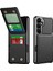 ZM11 Samsung Galaxy S23 Fe Kılıf Kickstand Kartlık Deri+Tpu Telefon Kapağı-Siyah (Yurt Dışından) 1