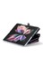 Caseme Samsung Galaxy Z Fold3 5g Kılıf Deri Telefon Çantası Stylus Yuvalı-Mor (Yurt Dışından) 5