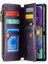 Caseme Samsung Galaxy A51 4g SM-A515 Deri Kılıf Fermuarlı Cüzdan Telefon Kapağı-Mor (Yurt Dışından) 2