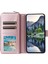 Samsung Galaxy A15 4g/5g Kılıf Fermuarlı Telefon Deri Kapak Standı Görünüm-Gül Altın (Yurt Dışından) 2