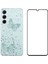 Wanlonfeng Aw Serisi Samsung Galaxy A35 5g Kılıf Sparkle Tpu Telefon Kapağı Temperli Cam Filmi-Yeşil (Yurt Dışından) 1