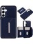 Samsung Galaxy A35 5g Kılıf Kickstand Tpu Telefon Kılıfı Kart Çantalı-Safir (Yurt Dışından) 1