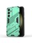 Samsung Galaxy S24 Fe Kılıf Kickstand Hibrit Sert Pc Yumuşak Tpu Telefon Kapağı-Yeşil (Yurt Dışından) 1