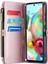 Caseme Samsung Galaxy A71 4g SM-A715 Kılıf Pu Deri Cüzdan Telefon Kılıfı Askılı-Pembe (Yurt Dışından) 3