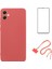 Wanlonfeng Rb1 Serisi Samsung Galaxy A05 4g Tpu Kılıf Ekran Koruyucu Kordon 3'ü 1 Arada Alıç Kırmızı (Yurt Dışından) 1