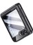 Samsung Galaxy Z Flip6 5g Kılıf Pc+Akrilik Menteşe Koruma Arka Küçük Filmli Telefon Kılıfı-Siyah (Yurt Dışından) 3