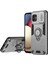Samsung Galaxy A04 4g (164,4 x 76,3 x 9,1 Mm) Kılıf Halkası Kickstand Pc+Tpu Kaydırmalı Lensli Telefon Kılıfı Koruma-Gri (Yurt Dışından) 1