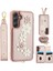 Samsung Galaxy A15 4g/5g Kılıf Kart Yuvaları Deri+Tpu Telefon Kılıfı 2 Askılı-Pembe (Yurt Dışından) 1