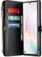 Samsung Galaxy Note 10 Plus 4g/5g Kılıf 10 Kart Yuvalı Deri Fermuarlı Telefon Kapağı-Siyah (Yurt Dışından) 3