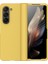 Samsung Galaxy Z Fold6 5g Kılıf Menteşe Korumalı Skin Feel Pc Telefon Kapağı-Sarı (Yurt Dışından) 1
