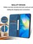 Samsung Galaxy A25 5g (Global) (161.0 x 76.5 x 8.3mm) Kılıf Fil Desenli Flip Cüzdan Deri Telefon Kapağı-Mavi (Yurt Dışından) 2