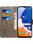 Samsung Galaxy M55 5g Kılıf Cüzdan Çiçek Pu Deri Telefon Kapağı-Gri (Yurt Dışından) 4