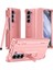 Samsung Galaxy Z Fold6 5g Kılıf Kickstand Sert Pc Telefon Kapağı Stylus-Pembe (Yurt Dışından) 1