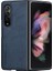 X-Level Bojue-3 Serisi Samsung Galaxy Z Fold3 5g Kılıf Çizilmez Deri + Tpu + Pc Telefon Kapağı-Mavi (Yurt Dışından) 1