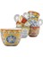 Edex ’’Capriccio Italiano’’ Porselen Espresso Fincan ve Tabak 6’lı Takım - 60 ml 1