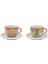 Edex Capriccio Italiano İki Kişilik Cappuccino Fincan ve Tabak Takımı - 180 ml - 4 Parça 1