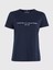 Tommy Hilfiger Kadın Regular Fit Lacivert T-Shirt 5