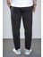 Kingbrich Beli Lastikli Baskılı Cepli Slim Fit Kalıp Erkek Alt Eşofman 4