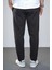 Kingbrich Beli Lastikli Baskılı Cepli Slim Fit Kalıp Erkek Alt Eşofman 4