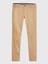 Erkek Slim Fit Chino Pantolon-Bej 5