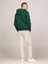 Erkek Tommy Logo Baskılı Sweatshirt-Yeşil 4