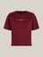 Kadın Ess Mini Corp Rahat Kesim T-Shirt - Bordo 5