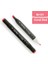 Del Rey Twın Marker BR121 Fluorescent Coral Red Çift Uçlu Grafik Kalemi MN-DR121 1