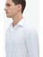 Beyaz Düz Slim Fit Dokuma Klasik %100 Pamuk Gömlek 3