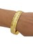 Bz 22 Ayar Altın Kaplama 15 mm Dikey Çizgili Bilezik BLZ-1104 5