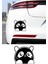 New Jargon Bagajdan Bakan Panda Sticker Etiket Çıkartma Pc Laptop Araba Oto Motor 20 cm 3