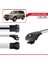 Toyota Land Cruiser 2003-2009 Arası ile Uyumlu Ace-1 Ara Atkı Tavan Barı Gri 3