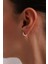 Altın Düz Oval Halka Küpe 1 cm 3mm 1