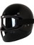 Motosiklet Retro Kask Harley Cafe Racer Vespa Modüler ve Anti Uv Cross Gözlüklü Motor Kaskı Black 3