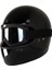 Motosiklet Retro Kask Harley Cafe Racer Vespa Modüler ve Anti Uv Cross Gözlüklü Motor Kaskı Siyah 1