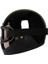 Motosiklet Retro Kask Harley Cafe Racer Vespa Modüler ve Anti Uv Cross Gözlüklü Motor Kaskı Siyah 4