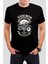 Motor Baskılı Siyah Tişört C940 1