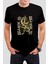 Ejderha Baskılı Siyah Tişört C906 1