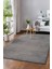 Antrasit Kaymaz Taban Yıkanabilir Dekoratif Kilim Yolluk K5109 1