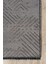 Antrasit Kaymaz Taban Yıkanabilir Dekoratif Kilim Yolluk K5109 4