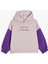 Kapşonlu Crop Sweatshirt Slogan Baskılı Uzun Kollu Pamuklu 1