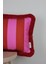 Kırmızı Püsküllü, Pembe-Kırmızı Şerit Desen, Dekoratif 30x50 Cm Dikdörtgen Kırlent Kılıfı 3