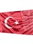 Kırmızı Dalgalı Türk Bayrağı Cam Tablo Red Wavy Turkish Flag Glass Painting 2