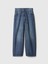 Erkek Çocuk Lacivert Baggy Jean Pantolon 2